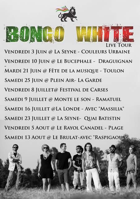 Bongo White tour