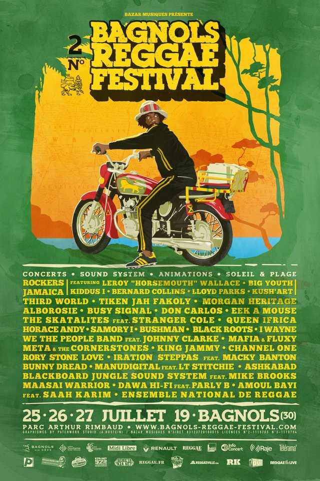 Bagnols Reggae Festival 2019 date