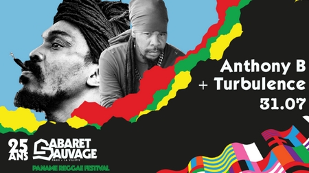 Paname Reggae Festival Anthony B Turbulence